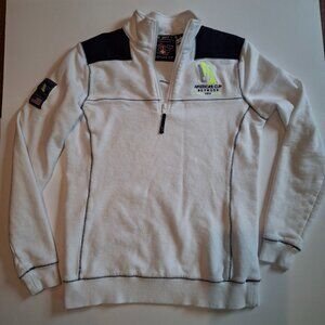 Vineyard Vines White Womens 1/4 Zip America's Cup Bermuda 2017 Pullover Size XXS